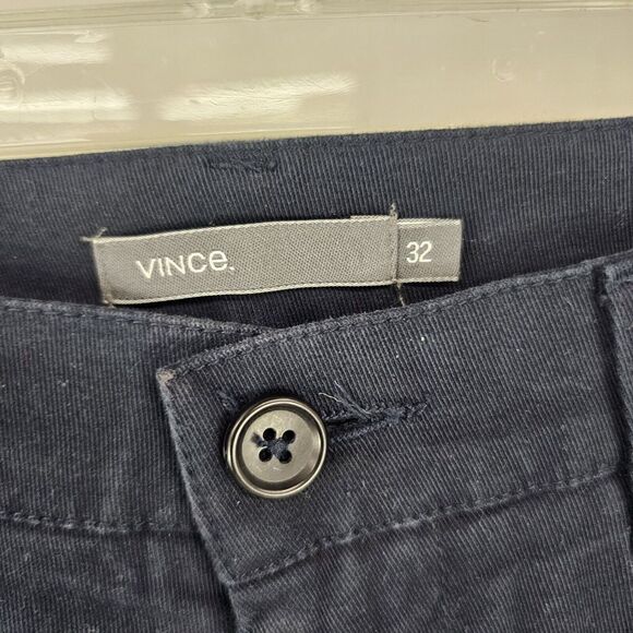Vince 5 Pocket Pants Mens Size 32 Navy Blue Stretch - Picture 3 of 7